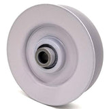 V-Groove Idler Pulley - 3'' Dia.- 3/8'' Bore - Steel