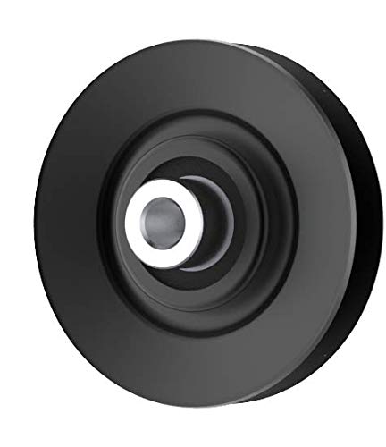 Phoenix Mfg. V-Groove Idler Pulley, 3.06'' Diameter, 3/8" Bore, Steel