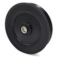Phoenix Mfg. 6 Inch Dia 1/2 Inch Bore Steel V-Groove Idler Pulley Replacement for Grasshopper 393390