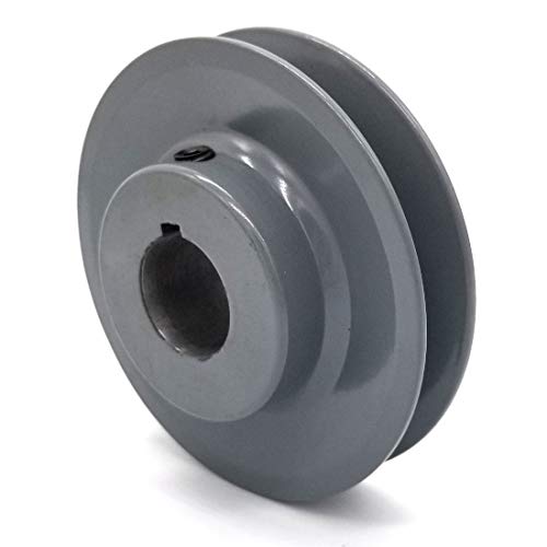 Phoenix Mfg. V-Groove Drive Pulley, 3.5'' Diameter, 7/8" Bore, Cast Iron