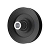 Phoenix Mfg. 4 Inch Dia 1/2 Inch Bore Steel V-Groove Idler Pulley Replacement for Intelligrated 22622800