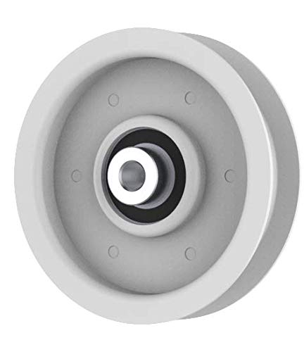 Phoenix Mfg. 3-1/2 Inch Flat Dia Flat Idler Pulley Replacement for Briggs and Stratton Simplicity 7018574