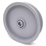 Phoenix Mfg. Flat Idler Pulley - 6'' Flat Dia. - 5/8'' Bore - Steel