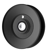 Phoenix Mfg. 5 Inch Dia 17mm Bore Steel V-Groove Idler Pulley Replacement for Exmark Toro 1-603805