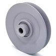 Phoenix Mfg. V-Groove Idler Pulley, 4.5'' Diameter, 1/2" Bore, Steel