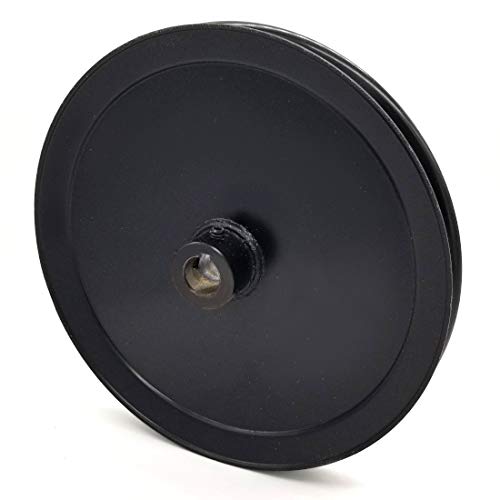 Phoenix Mfg. 7-1/5 Inch Dia 5/8 Inch Bore Steel V-Groove Drive Pulley Replacement for Husqvarna MTD Craftsman B1021974 21974