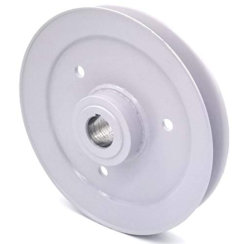 Phoenix Mfg. 6-1/2 Inch Dia 7/8 Inch Bore Steel V-Groove Drive Pulley Replacement for Exmark Toro 1-633701