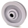 Phoenix Mfg. Flat Idler Pulley, 1.86'' Flat Diameter, 3/8" Bore, Steel