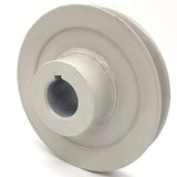 Phoenix Mfg. 5-1/4 Inch Dia 1 1/8 Inch Bore Steel V-Groove Drive Pulley Replacement for Exmark Toro 116-1946