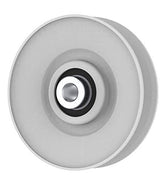 Phoenix Mfg. V-Groove Idler Pulley, 3.56'' Diameter, 3/8" Bore, Steel