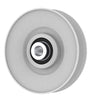 Phoenix Mfg. V-Groove Idler Pulley, 3.56'' Diameter, 3/8" Bore, Steel