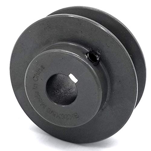Phoenix Mfg. V-Groove Drive Pulley - 2.5'' Dia. - 5/8'' Bore - Cast Iron