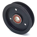 Phoenix Mfg. 4 Inch Flat Dia Flat Idler Pulley Replacement for Exmark Toro 1-603843