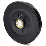Phoenix Mfg. 6 Inch Dia 3/4 Inch Bore Steel V-Groove Idler Pulley Replacement for John Deere TCA17540 C