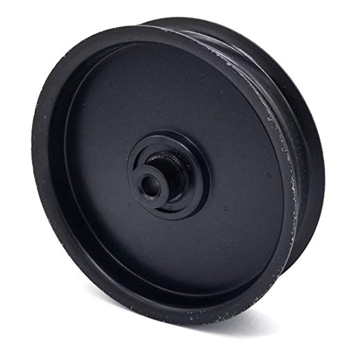 Terre Products, Flat Idler Pulley, Compatible with Lawn Mower Brands Cub Cadet, MTD, Craftsman, Replacement for 756-04141