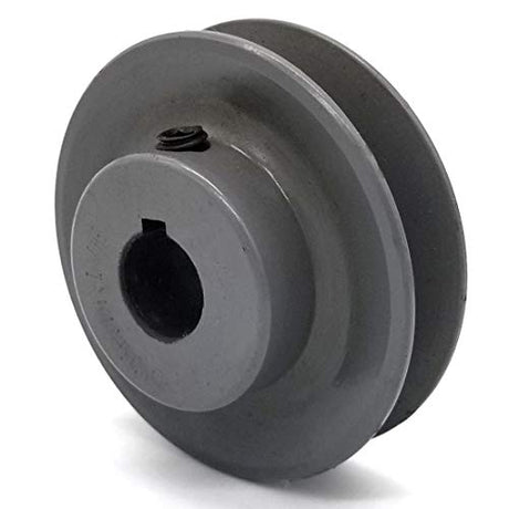Phoenix Mfg. V-Groove Drive Pulley, 2.8'' Diameter, 5/8" Bore, Cast Iron