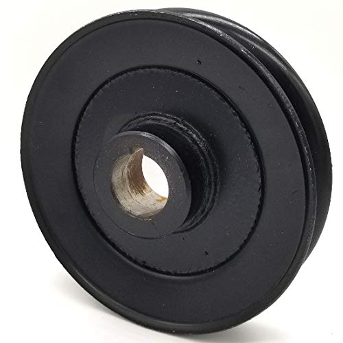 Phoenix Mfg. 5-1/3 Inch Dia 1 Inch Bore Steel V-Groove Drive Pulley