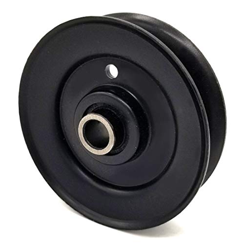 Terre Products, V-Groove Idler Pulley, Compatible with Lawn Mower Brands Cub Cadet, MTD, Craftsman, Replacement for 756-0116C, 756-04213