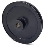 Phoenix Mfg. 6 Inch Dia 17mm Bore Steel V-Groove Drive Pulley Replacement for Hustler 601461