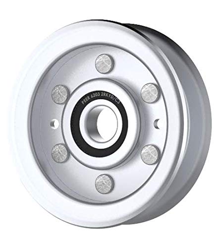 Phoenix Mfg. 3 Inch Flat Dia Flat Idler Pulley Replacement for John Deere GY21233