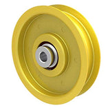 Phoenix Mfg. 3-1/4 Inch Flat Dia Flat Idler Pulley Replacement for Husqvarna Craftsman 579604601