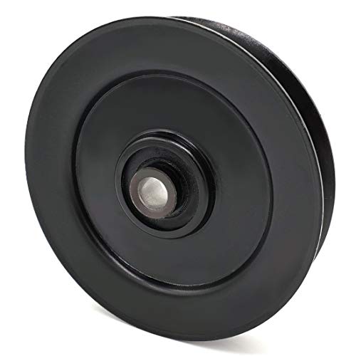 Phoenix Mfg. 5 Inch Dia 1/2 Inch Bore Steel V-Groove Idler Pulley Replacement for Intelligrated 22622600
