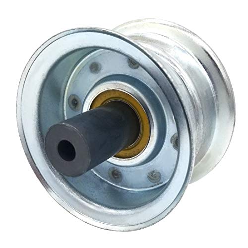 Phoenix Mfg. Flat Idler Pulley, 2.87'' Flat Diameter, 5/16" Bore, Steel