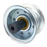 Phoenix Mfg. Flat Idler Pulley, 2.87'' Flat Diameter, 5/16" Bore, Steel