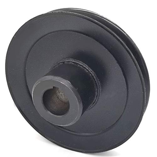 Phoenix Mfg. 6-1/4 Inch Dia 1 1/8 Inch Bore Steel V-Groove Drive Pulley Replacement for Hustler 603734