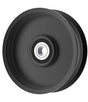 Phoenix Mfg. Flat Idler Pulley, 4'' Flat Diameter, 1/2" Bore, Steel