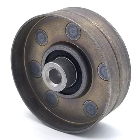 Phoenix Mfg. 3 Inch Flat Dia Flat Idler Pulley Replacement for Case IH New Holland 763944 Turfco 663408