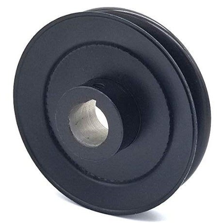 Phoenix Mfg. 4-3/4 Inch Dia 1 Inch Bore Steel V-Groove Drive Pulley Replacement for Husqvarna Craftsman 103283 539103283