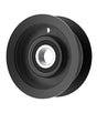 Phoenix Mfg. Flat Idler Pulley, 2.63'' Flat Diameter, 17mm Bore, Steel