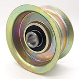 Phoenix Mfg. 2-3/4 Inch Flat Dia Flat Idler Pulley Replacement for John Deere AN152951