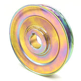 Phoenix Mfg. 5 Inch Dia 25mm Bore Steel V-Groove Drive Pulley Replacement for Grasshopper 415902