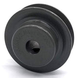 Phoenix Mfg. V-Groove Drive Pulley, 2.5'' Diameter, 1/2" Bore, Cast Iron