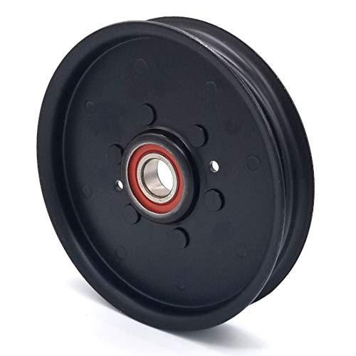 Phoenix Mfg. 5 Inch Flat Dia Flat Idler Pulley Replacement for Hustler 602304