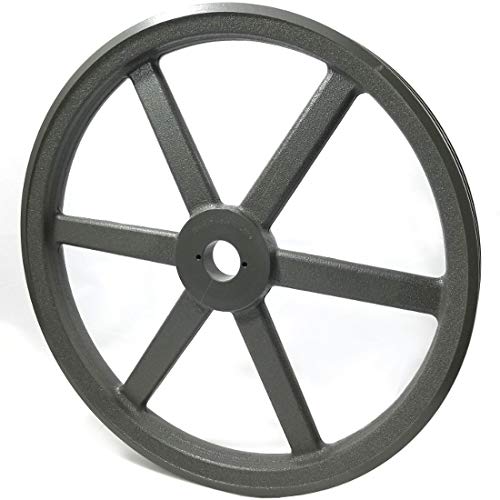 Phoenix Mfg. Double V-Groove Cast Iron Drive Pulley 19'' Diameter, 1 5/8" Bore
