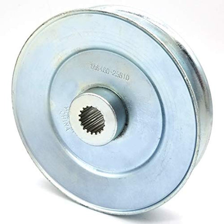 Phoenix Mfg. 4-1/4 Inch Dia Splined Bore Steel V-Groove Drive Pulley Replacement for Tuff Torq 1A646025810