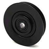 Phoenix Mfg. 3 Inch Dia 3/8 Inch Bore Steel V-Groove Idler Pulley Replacement for Exmark 92-7102 Toro 92-7102