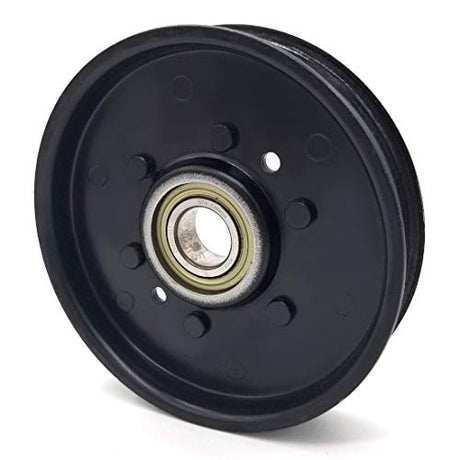 Phoenix Mfg. 4 Inch Flat Dia Flat Idler Pulley Replacement for John Deere AM37249