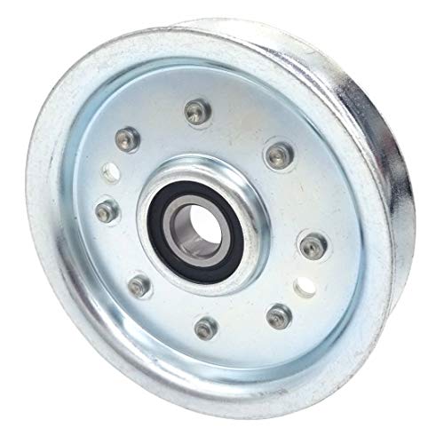 Phoenix Flat Idler Pulley Wheel - 4in. Dia. 3/4in. Wide, Model Number 31400075