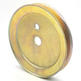 Phoenix Mfg. 4-3/4 Inch Dia Splined Bore Steel V-Groove Drive Pulley Replacement for Hustler 603987
