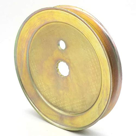 Phoenix Mfg. 4-3/4 Inch Dia Splined Bore Steel V-Groove Drive Pulley Replacement for Hustler 603987