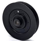 Phoenix Mfg. 4 Inch Dia 3/8 Inch Bore Steel V-Groove Idler Pulley Replacement for Cub Cadet MTD Craftsman 756-3003