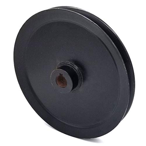 Phoenix Mfg. V-Groove Drive Pulley - 6.5'' Dia. - 5/8'' Bore - Steel