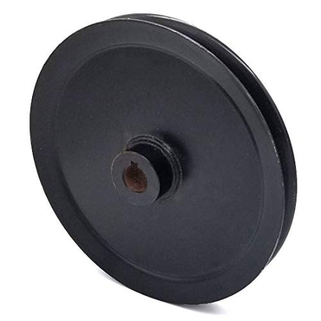Phoenix Mfg. V-Groove Drive Pulley - 6.5'' Dia. - 5/8'' Bore - Steel