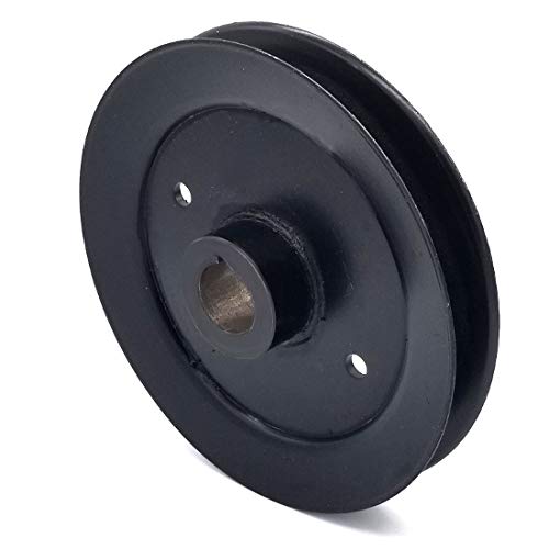 Phoenix Mfg. 6-3/4 Inch Dia 1 Inch Bore Steel V-Groove Drive Pulley Replacement for Exmark Toro 103-1668
