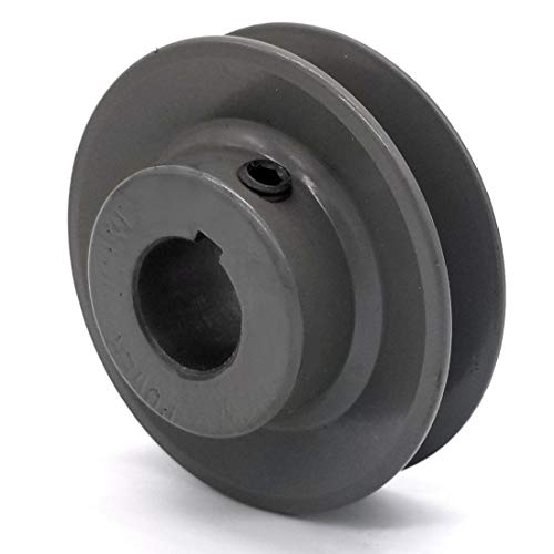 Phoenix Mfg. V-Groove Drive Pulley, 2.8'' Diameter, 3/4" Bore, Cast Iron