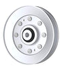 Phoenix Mfg. 5 Inch Dia 3/8 Inch Bore Steel V-Groove Idler Pulley Replacement for Ferris 5103456